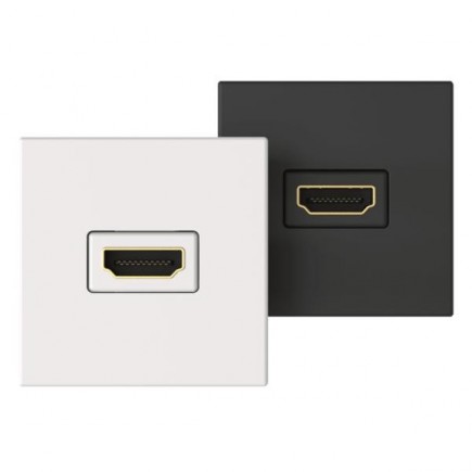 AUDAC CP45HDM/B Connection plate HDMI 45 x 45 mm Black version